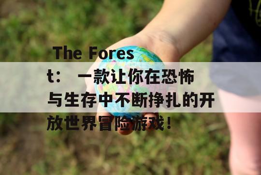  The Forest： 一款让你在恐怖与生存中不断挣扎的开放世界冒险游戏！